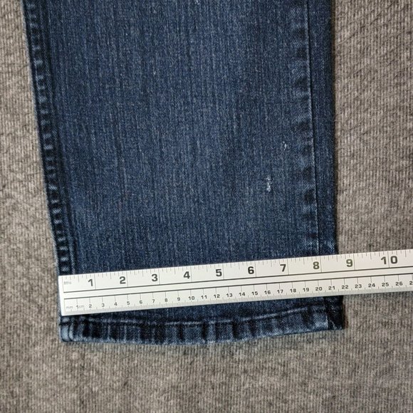 Nautica Jeans Mens 38x30* Blue Dark Wash Relaxed Straight Fit Distressed - Picture 7 of 16